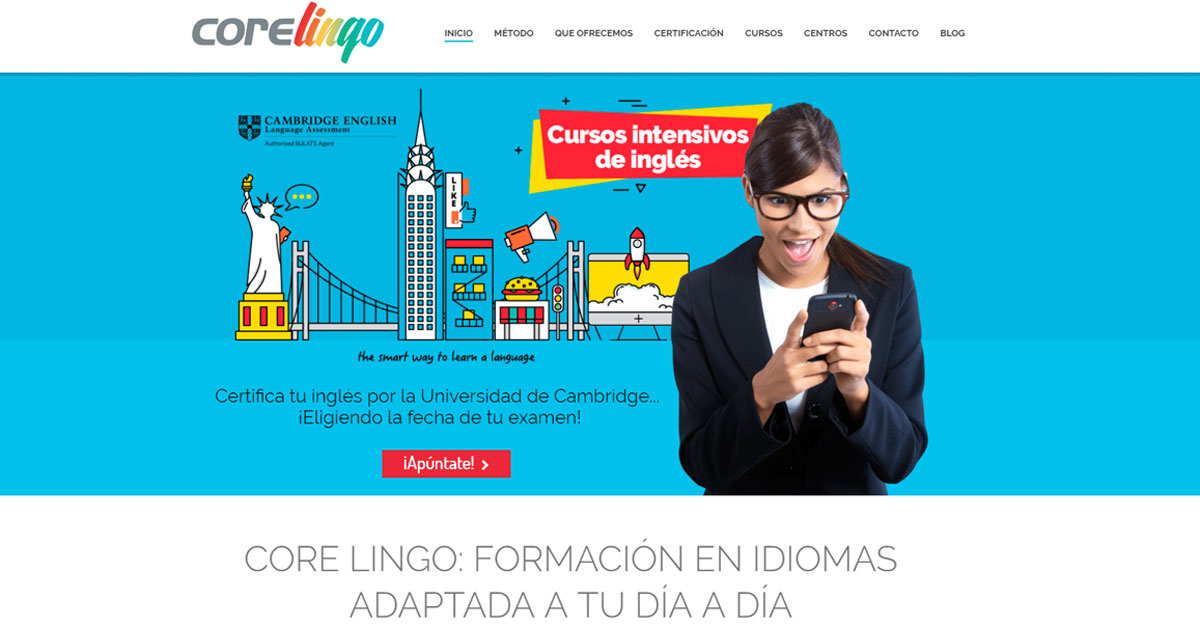 Core Lingo: formación en idiomas en Sevilla y Madrid por Core Networks